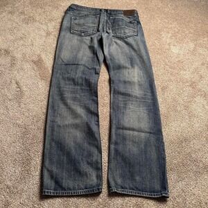 BUFFALO DAVD BITTON "DRIVEN" FADED WARP STRAIGHT CUT DENIM
